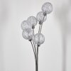 BERNADO Floor Lamp matt nickel, 6-light sources