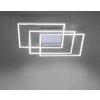 Paul Neuhaus Q-INIGO Ceiling light LED matt nickel, 3-light sources, Remote control