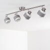 Lotorp Ceiling Light matt nickel, 4-light sources