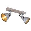 Globo GÜNTHER I Spotlight gold, white, 2-light sources