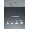 Trio LEVISTO hanging light LED matt nickel, 4-light sources