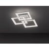 Wofi MODESTO Ceiling Light LED silver, 3-light sources