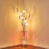 HOLAR Floor Lamp LED chrome, 6-light sources, Colour changer