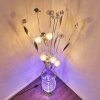 HOLAR Floor Lamp LED chrome, 6-light sources, Colour changer
