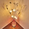 HOLAR Floor Lamp LED chrome, 6-light sources, Colour changer