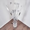 HOLAR Floor Lamp LED chrome, 6-light sources, Colour changer