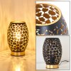 Table Lamp Saksborg black-gold, 1-light source