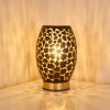 Table Lamp Saksborg black-gold, 1-light source