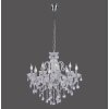 Paul Neuhaus GRACIA pendant light transparent, clear, 8-light sources