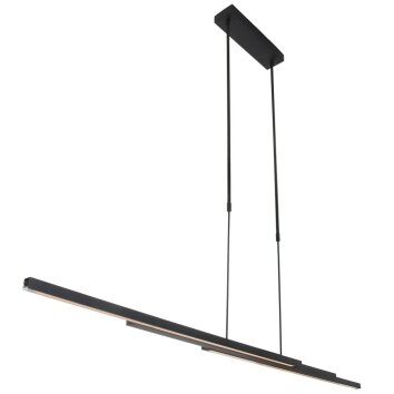 Steinhauer Zelena Pendant Light LED black, 1-light source