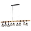 EGLO TOWNSHEND Pendant Light brown, black, 9-light sources