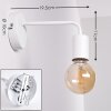 GRAVENSTEIN Wall Light white, 1-light source