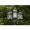 Konstsmide MILANO lamppost black, silver, 3-light sources