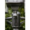 Konstsmide MILANO lamppost black, silver, 3-light sources