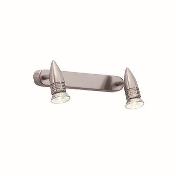 Ideal Lux ALFA Wall Light matt nickel, 2-light sources