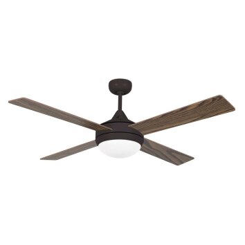 Faro Barcelona Icaria Ceiling Fan with Lighting brown, Dark wood, 2-light sources, Remote control