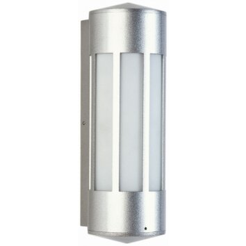 Albert 240 outdoor wall light silver, 1-light source