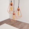 ZEUTA Pendant Light black, 3-light sources