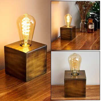 LEMELE Table lamp bronze, 1-light source