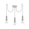 Leuchten Direkt TURN ME Pendant Light stainless steel, 3-light sources