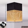 ARMENIE Pendant Light brass, black, 1-light source