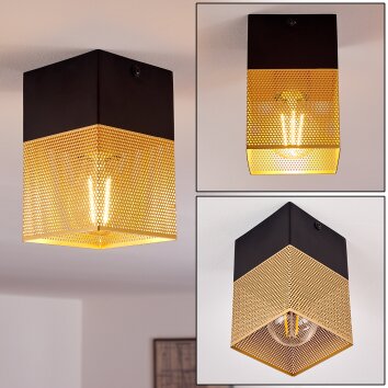 ARMENIE Pendant Light brass, black, 1-light source