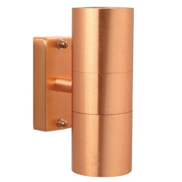 Nordlux TIN Outdoor Wall Light copper, 2-light sources