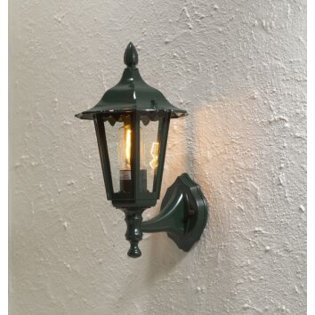 Konstsmide Firenze wall light green, 1-light source