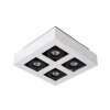 Ceiling Spotlight Lucide XIRAX LED white, 4-light sources