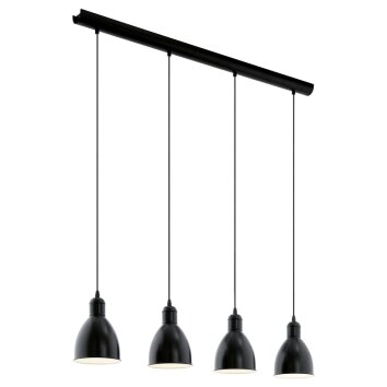 Eglo PRIDDY pendant light black, white, 4-light sources