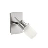 Leuchten Direkt MAX LED Wall Light stainless steel, 1-light source