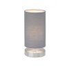 Brilliant CLARIE Table Lamp grey, 1-light source