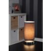 Brilliant CLARIE Table Lamp grey, 1-light source