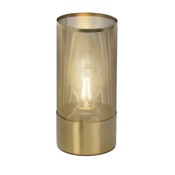Brilliant Gracian Table Lamp brass, 1-light source