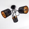 Liared Ceiling light black, 3-light sources