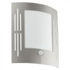 Eglo CITY Wall Light stainless steel, Motion sensor