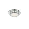 Globo ceiling light LED chrome, glass, 1-light source