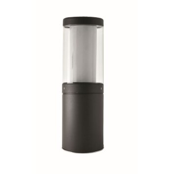 LCD STENDAL outdoor path light black, 1-light source
