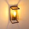 FAROER Outdoor Wall Light black, 1-light source, Motion sensor