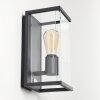 FAROER Outdoor Wall Light black, 1-light source, Motion sensor