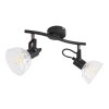 Spotlight Globo LIBALD black, 2-light sources