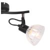 Spotlight Globo LIBALD black, 2-light sources