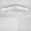 Sora ceiling light LED matt nickel, 1-light source