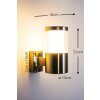 Leon exterior wall luminaire LED stainless steel, 1-light source