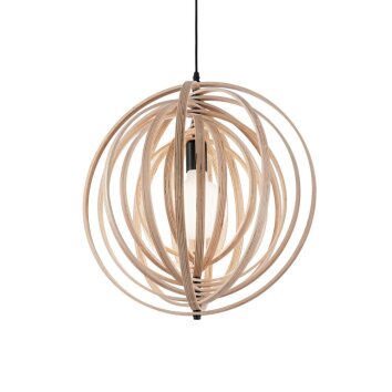 Ideal Lux DISCO Pendant Light Light wood, 1-light source