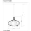 Pendant Light Lucide MERLINA pink, 1-light source