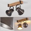 OKSBOL Ceiling Light Light wood, 2-light sources