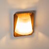 HUDDINGE Wall Light Dark wood, black, 1-light source