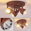 DROBAK Ceiling Light rust-coloured, 3-light sources