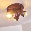 DROBAK Ceiling Light rust-coloured, 3-light sources